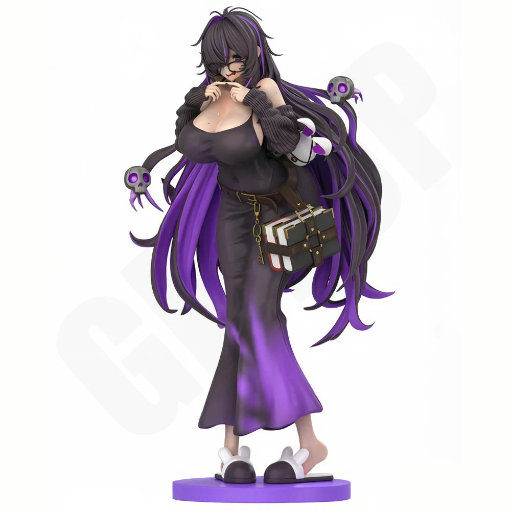 1/24 Witch Girl, Resin Model Figure Kit, Fantasy Theme, Unassembled and Unpainted