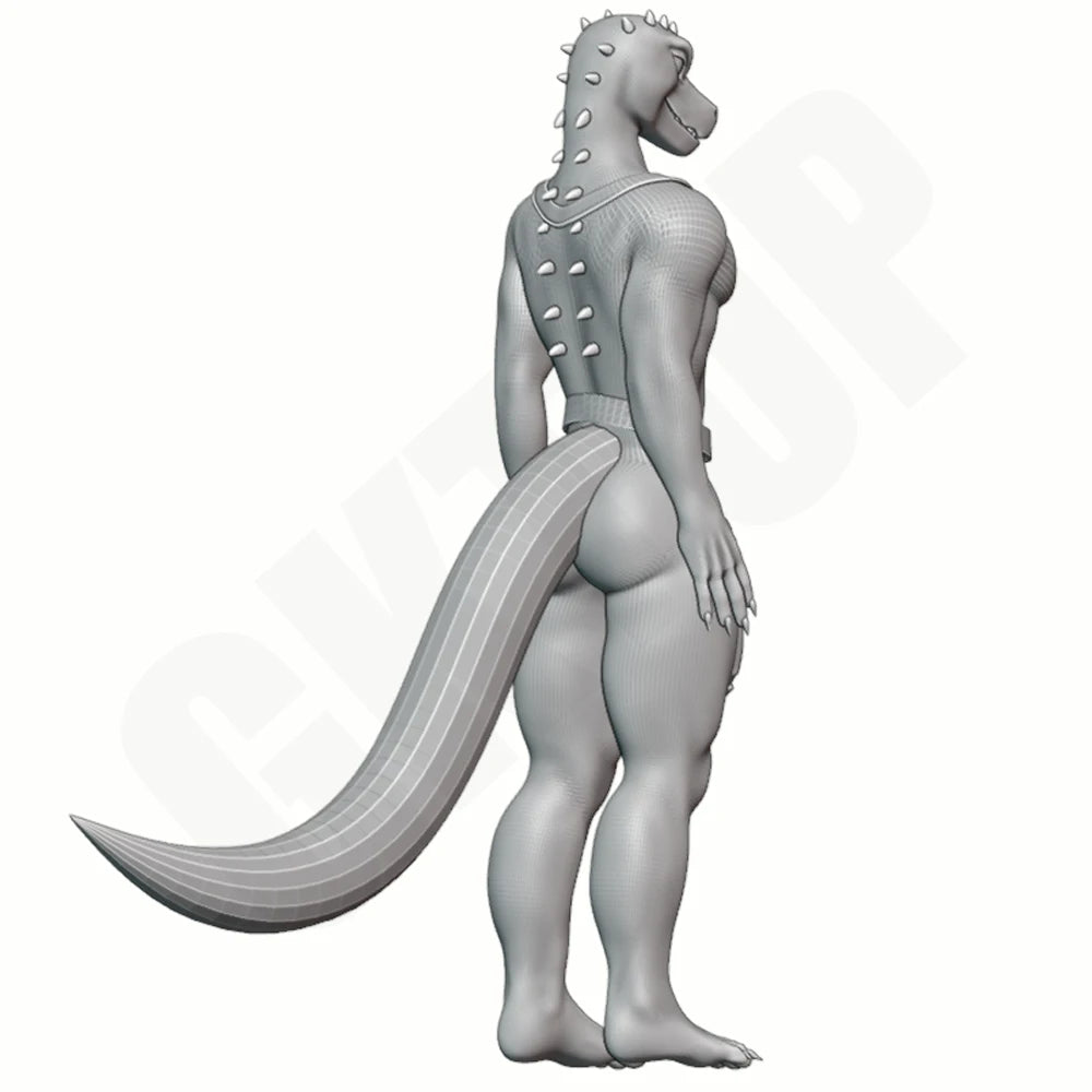 1/24 Lizard Humanoid, Resin Model Figure Kit, Fantasy Theme, Unassembled and Unpainted