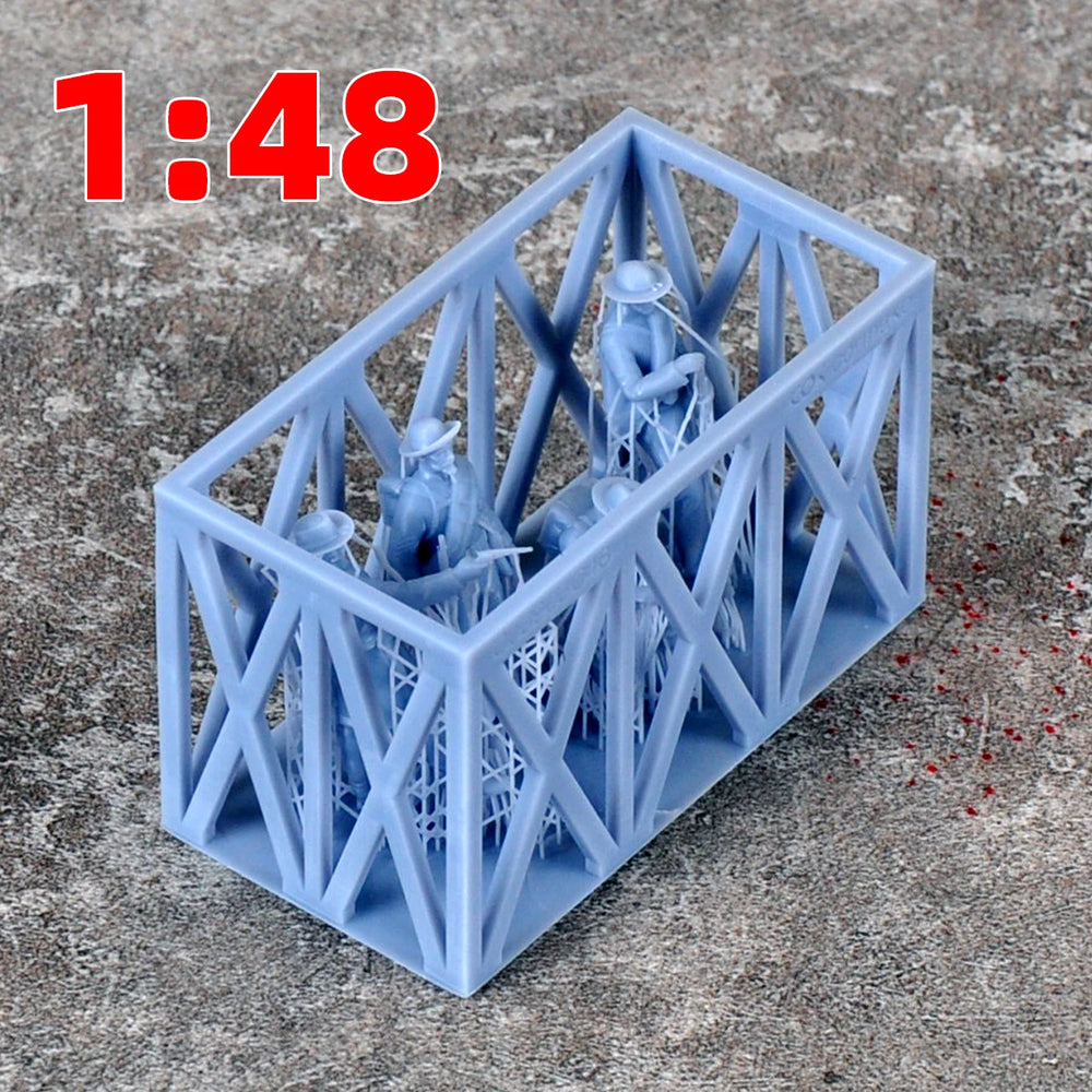 1/35 American Civil War Infantry, 4 Figures, Resin Model Figure Kit, Unassembled and Unpainted