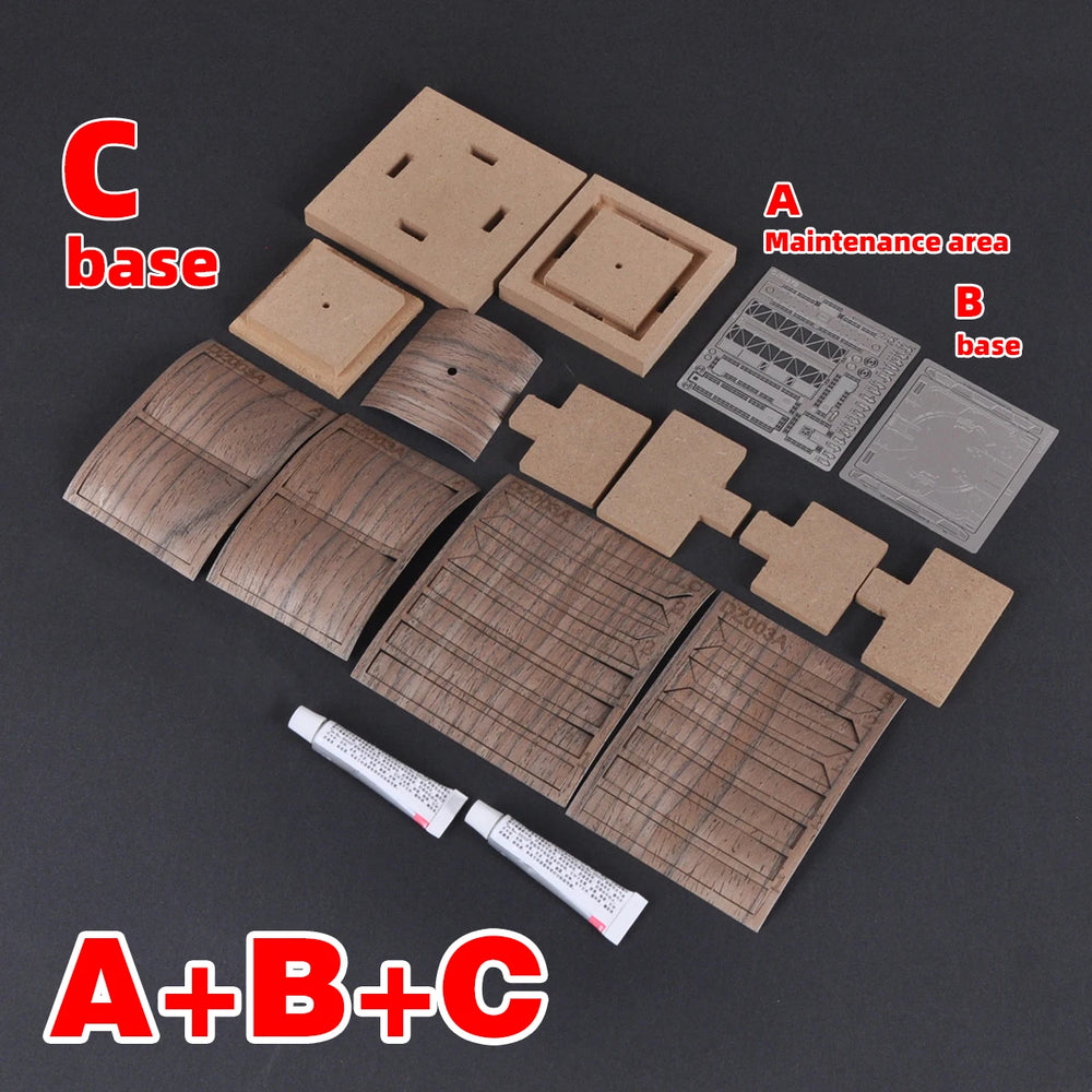 1/144 Modern Industrial Maintenance Platform, Resin Model Terrain Kit, Unpainted