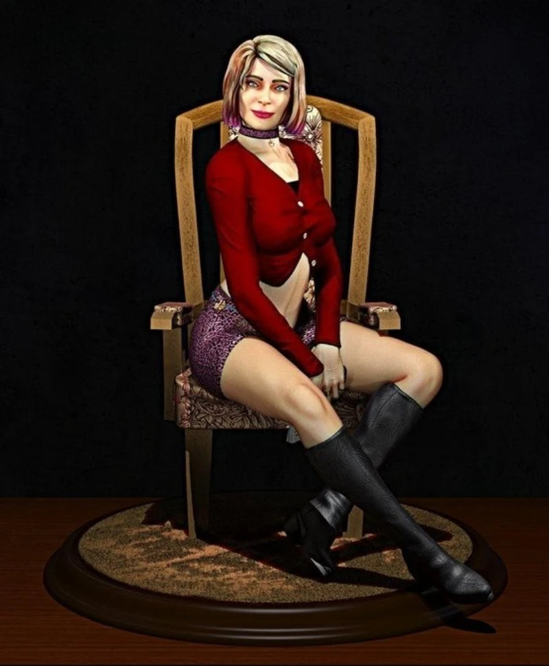 1/24 Horror Game Character Maria, Resin Model Figure Kit, Fantasy Theme, Unassembled and Unpainted