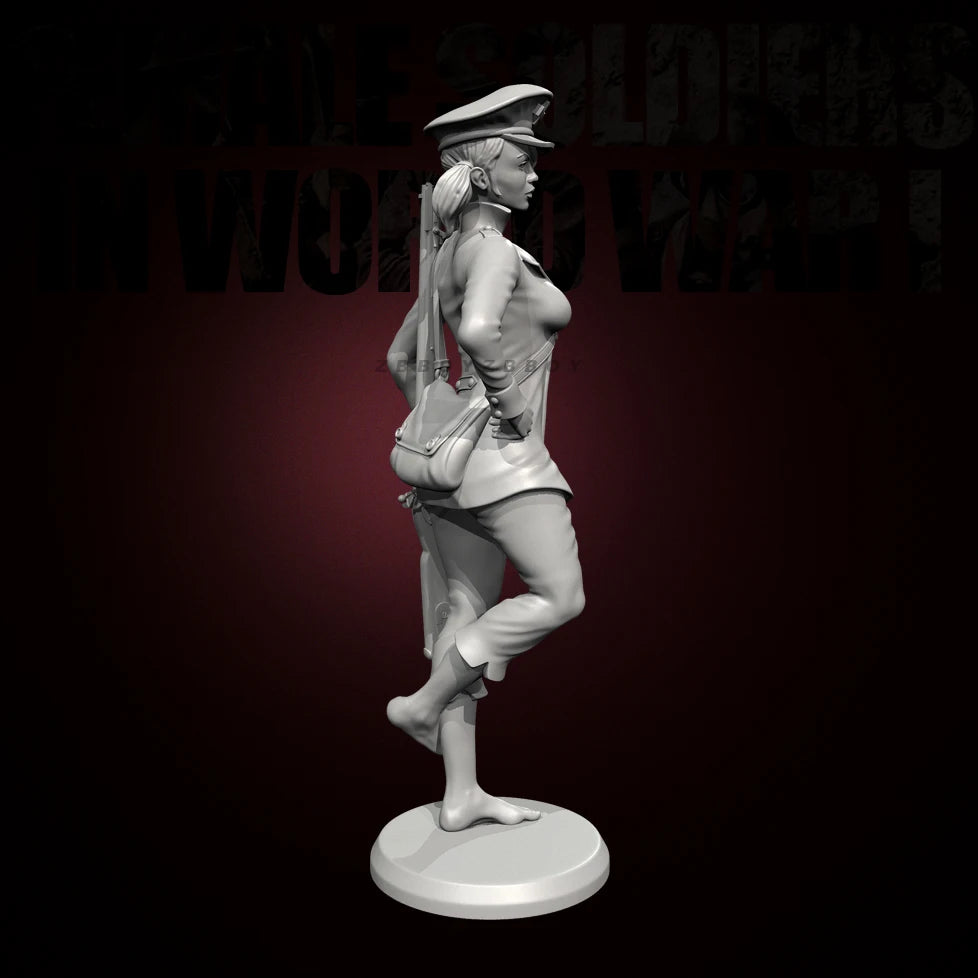 75mm Historical Female, Resin Model Figure Kit, Fantasy Theme, Unassembled and Unpainted