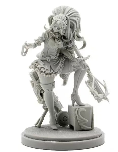 30mm Undead Sniper, Resin Model Figure Kit, Fantasy Theme, Unassembled and Unpainted