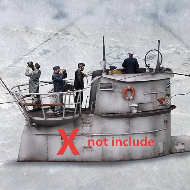 1/35 Modern Military Sailors on Patrol Boat, 5 Figures, Resin Model Figure Kit, Unassembled and Unpainted
