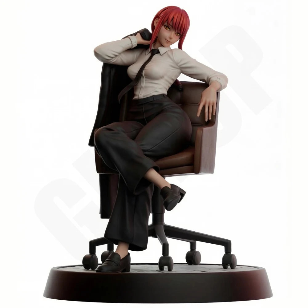 1/24 Seated Office Lady, Resin Model Figure Kit, Historical Theme, Unassembled and Unpainted