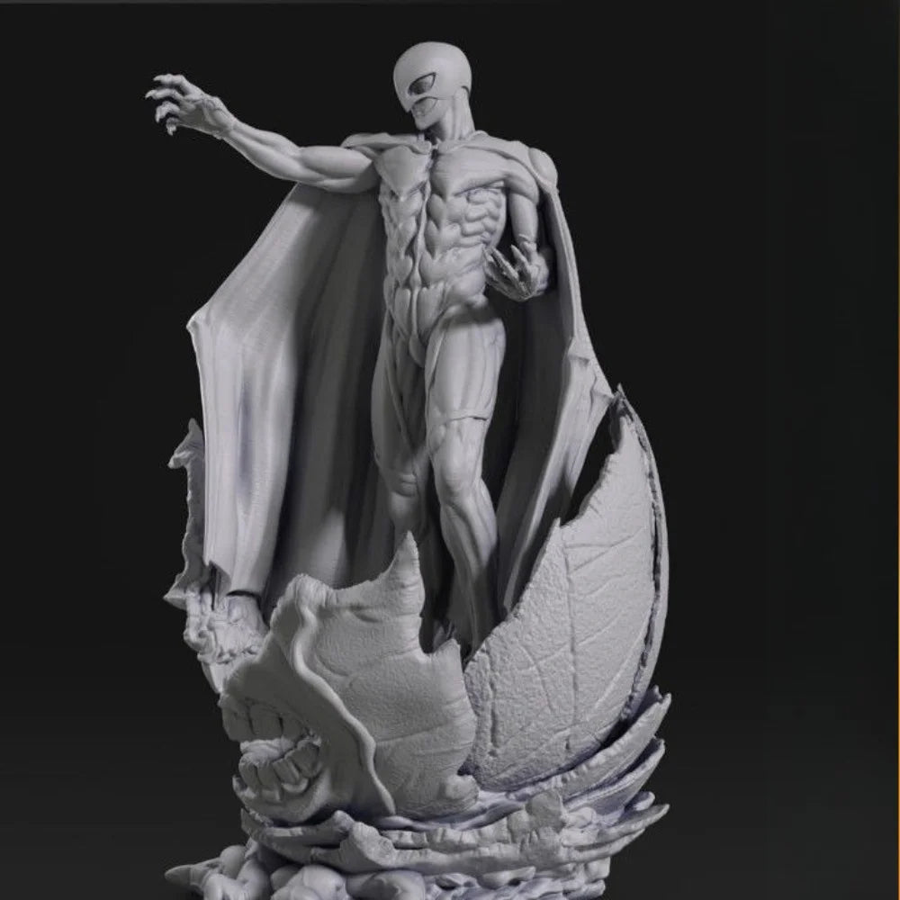Dark Fantasy Demon Winged Humanoid, Resin Model Figure Kit, Fantasy Theme, Unassembled and Unpainted