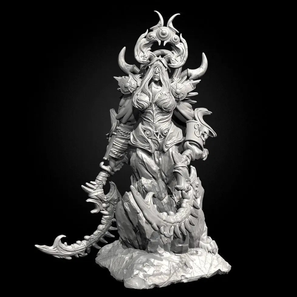 50mm Night Goddess, Resin Model Figure Kit, Fantasy Theme, Unassembled and Unpainted