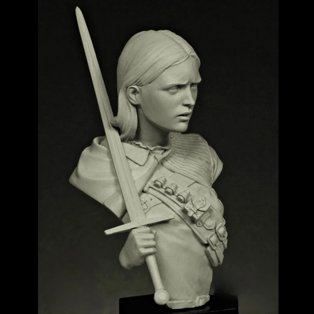 1/12 Eryet the Singing Blade, Resin Model Bust Kit, Fantasy Theme, Unassembled and Unpainted