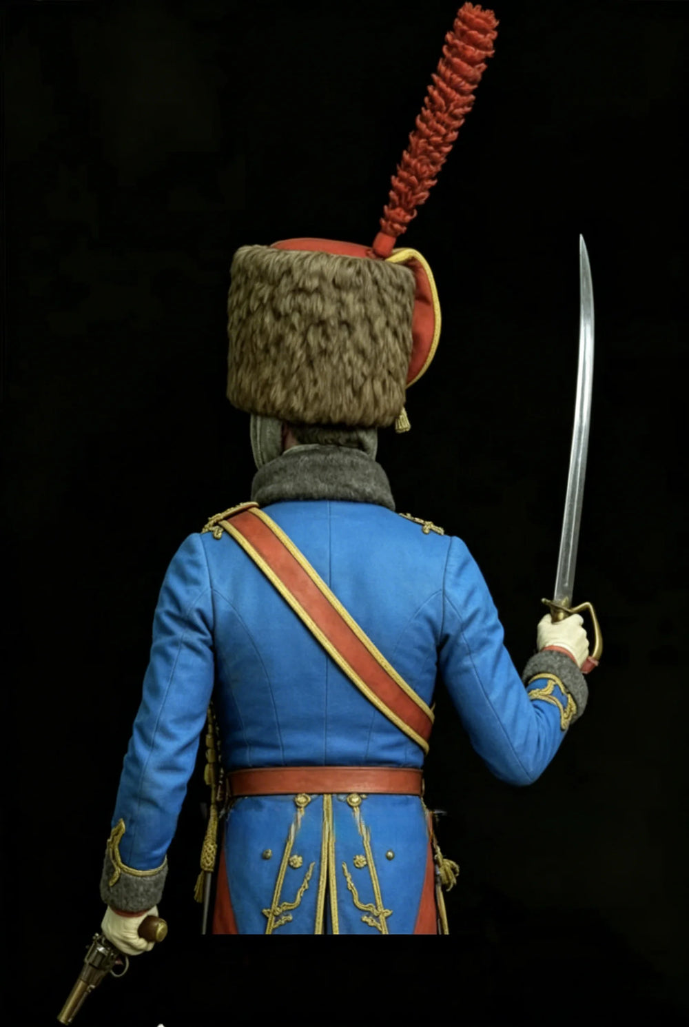 1/10 Napoleonic Russian Guard, Resin Model Bust Kit, Unassembled and Unpainted