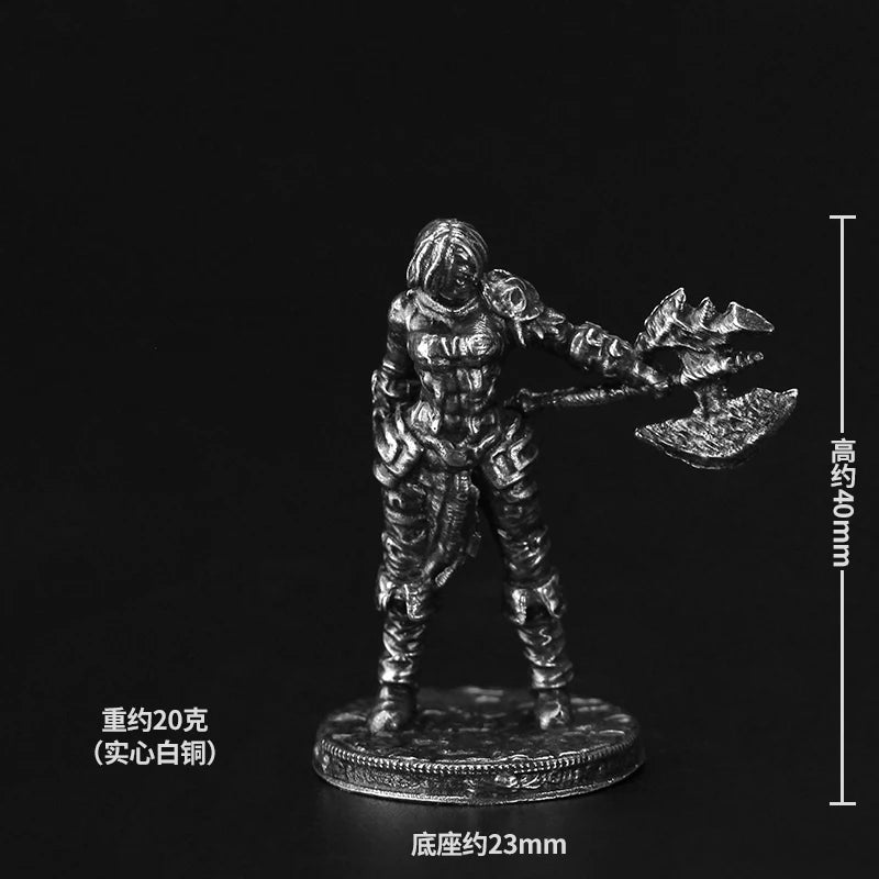 Warrior Miniatures, 8 Figures, Resin Model Figure Kit, Fantasy Theme, Unassembled and Unpainted
