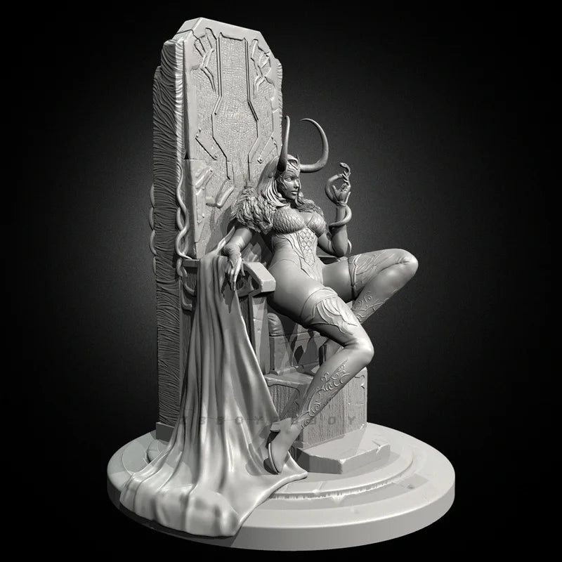 75mm Night Elf, Resin Model Bust Kit, Fantasy Theme, Unassembled and Unpainted