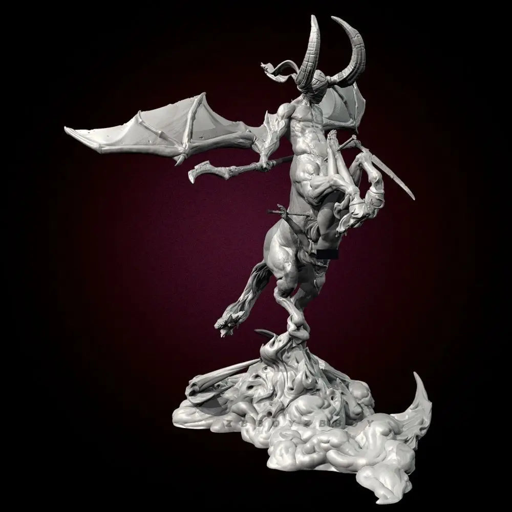 105mm Demonic Hell Slayer, Resin Model Figure Kit, Fantasy Theme, Unassembled and Unpainted