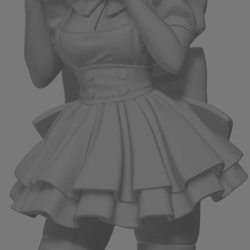 160mm Ayase Maid Character, Resin Model Figure Kit, Anime Theme, Unassembled and Unpainted