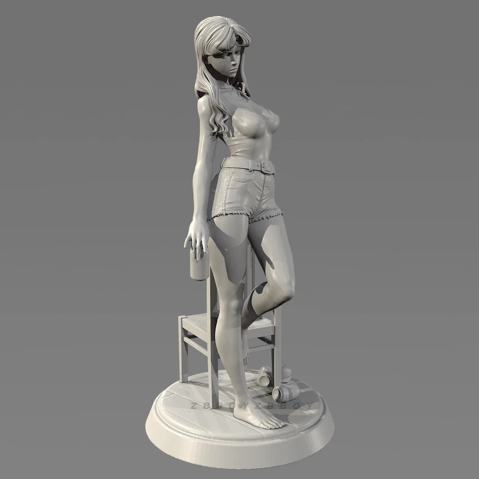 90mm Female Traveler, Resin Model Figure Kit, Unassembled and Unpainted