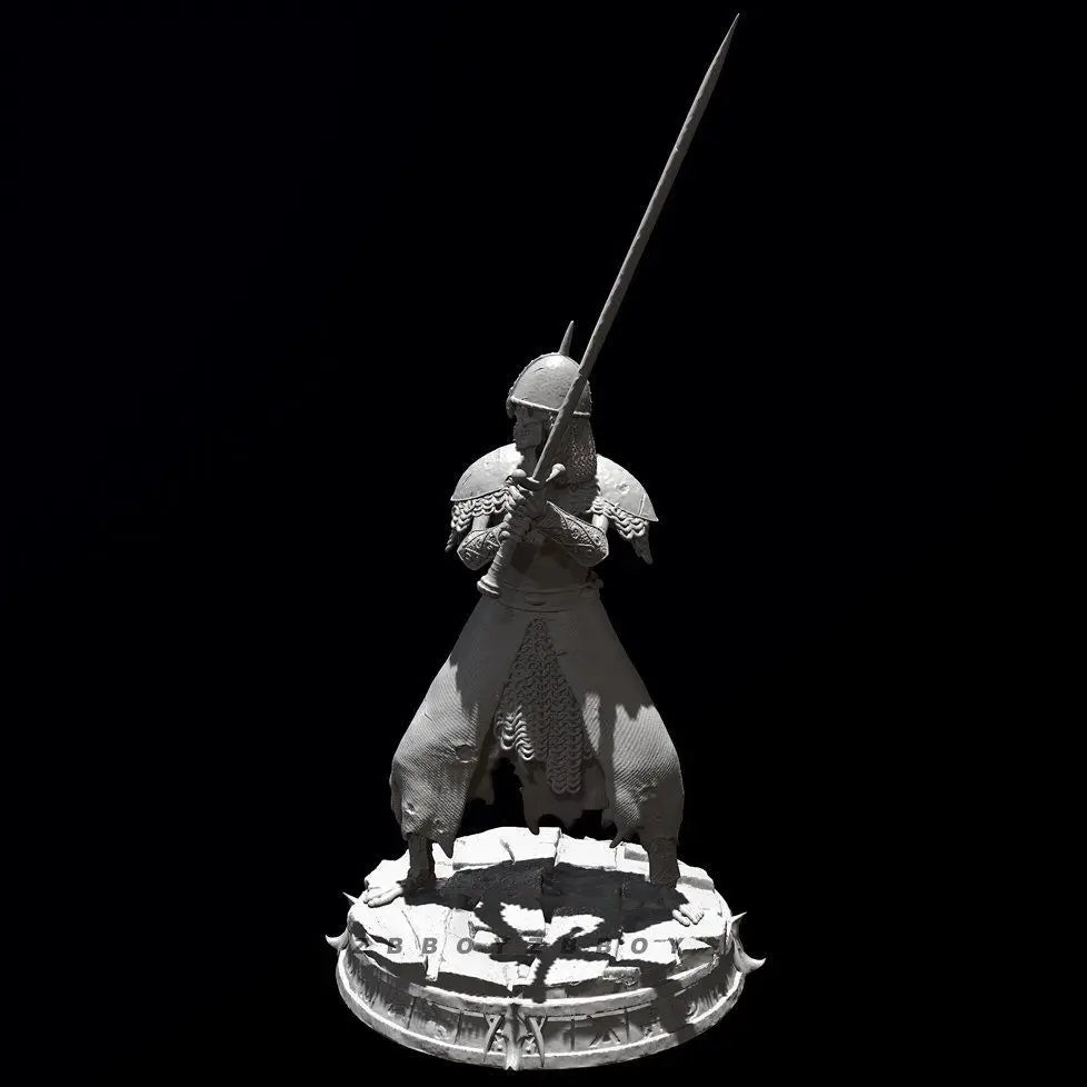 50mm Medieval Warrior, Resin Model Figure Kit, Unassembled and Unpainted