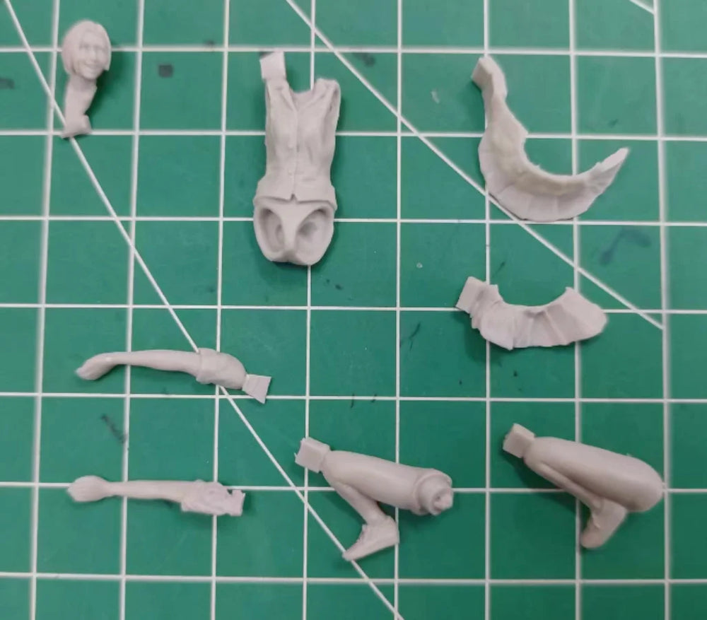 1/35 Schoolgirl, Resin Model Figure Kit, Anime Theme, Unassembled and Unpainted