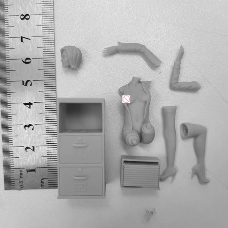 1/24 Modern Professional Woman, Resin Model Figure Kit, Unassembled and Unpainted