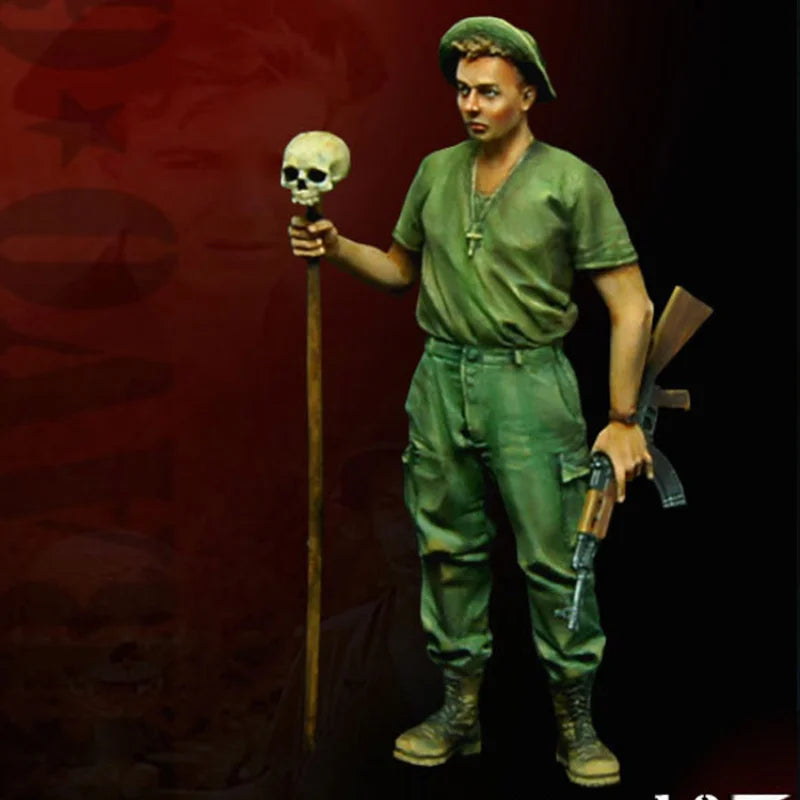 1/35 Dark Fantasy Undead Warrior, 3 Figures, Resin Model Figure Kit, Fantasy Theme, Unassembled and Unpainted