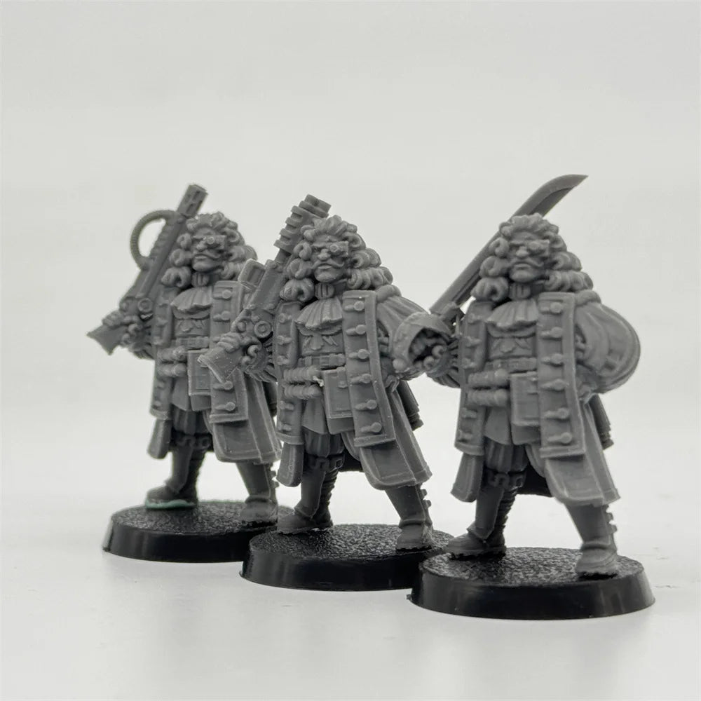 28mm Medieval Royal Guard Starfly Fantasy, 28 Figures, Resin Model Figure Kit, Unassembled and Unpainted
