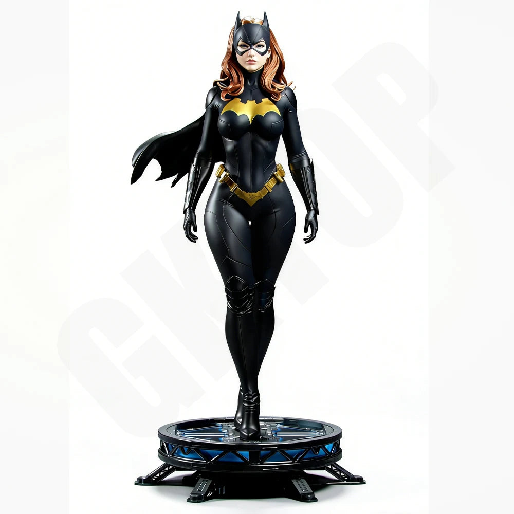1/24 Female Guardian with Bat Mask, Resin Model Figure Kit, Fantasy Theme, Unassembled and Unpainted
