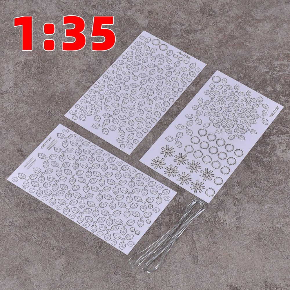 1/35 Sunflower & Flowering Plants, Resin Model Diorama Kit, Wildlife Theme, Unassembled and Unpainted