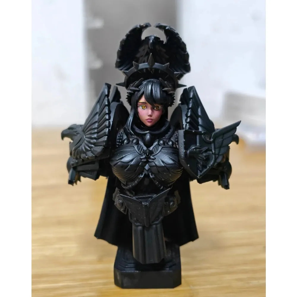 80mm Female Empress, Resin Model Bust Kit, Fantasy Theme, Unassembled and Unpainted
