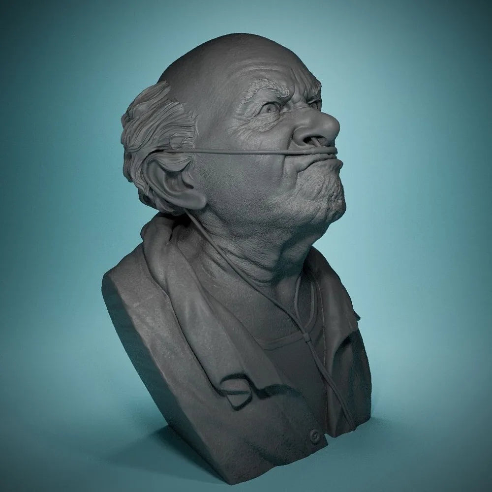 80mm Film & Television Character, Resin Model Bust Kit, Historical Theme, Unassembled and Unpainted