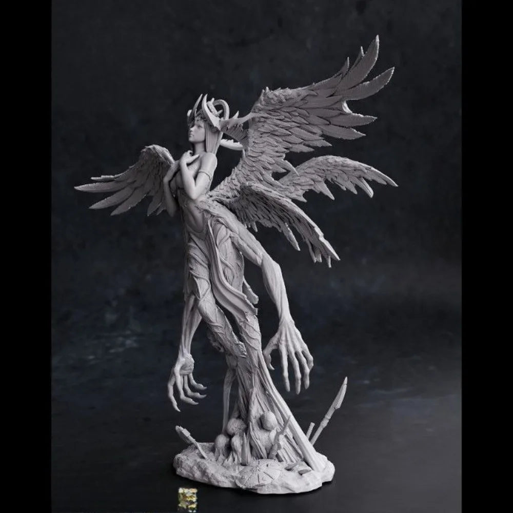 Fallen Angel, Resin Model Figure Kit, Fantasy Theme, Unassembled and Unpainted