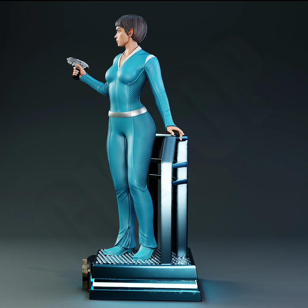 1/24 Agent in Tactical Suit, Resin Model Figure Kit, Sci-Fi Theme, Unassembled and Unpainted