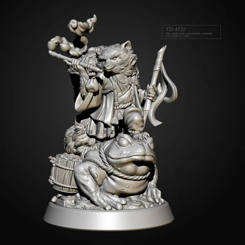 75mm Oni Demon, Resin Model Figure Kit, Fantasy Theme, Unassembled and Unpainted