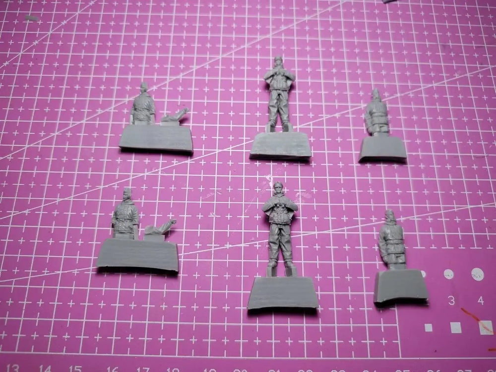 1/72 Modern Soldiers, 6 Figures, Resin Model Figure Kit, Unassembled and Unpainted