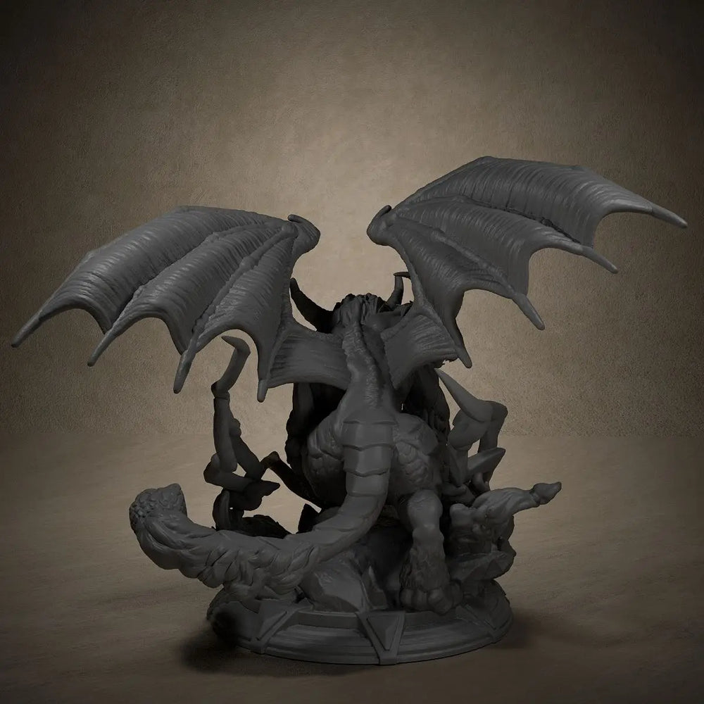 Chimera Fire-breathing Monster, Resin Model Figure Kit, Fantasy Theme, Unassembled and Unpainted