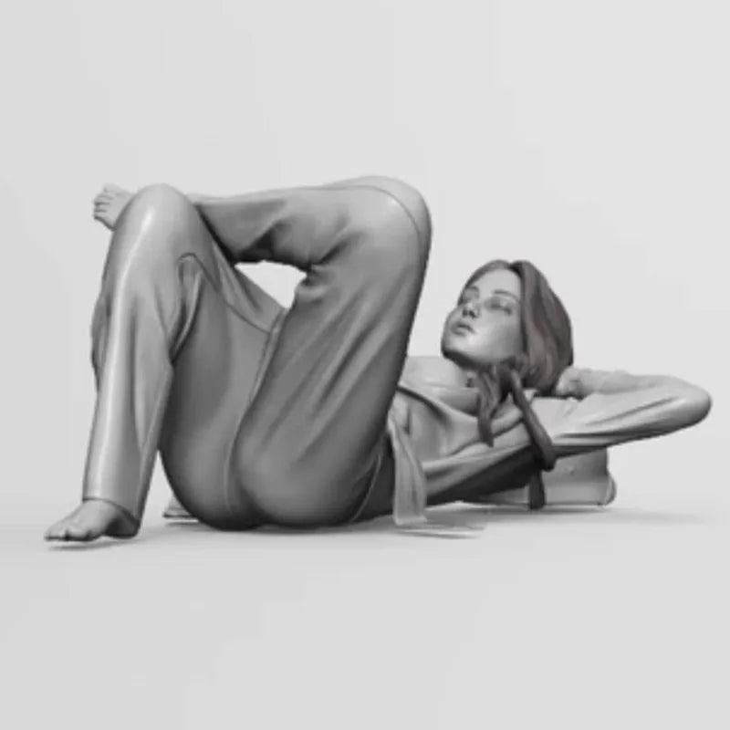 1/20 Civilian Female, Resin Model Figure Kit, Unassembled and Unpainted
