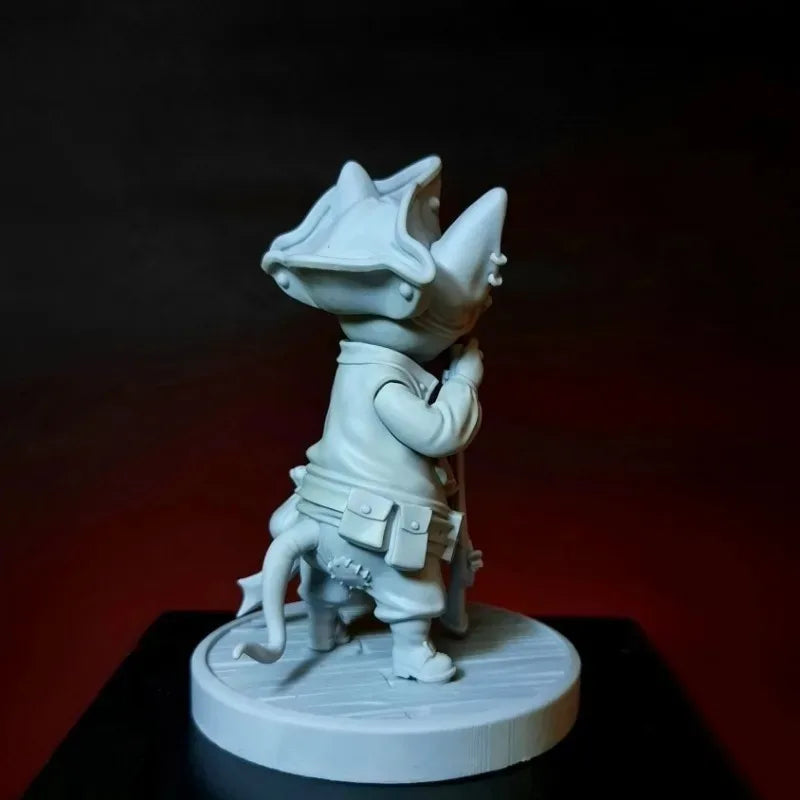 70mm Pirate, Resin Model Figure Kit, Fantasy Theme, Unassembled and Unpainted
