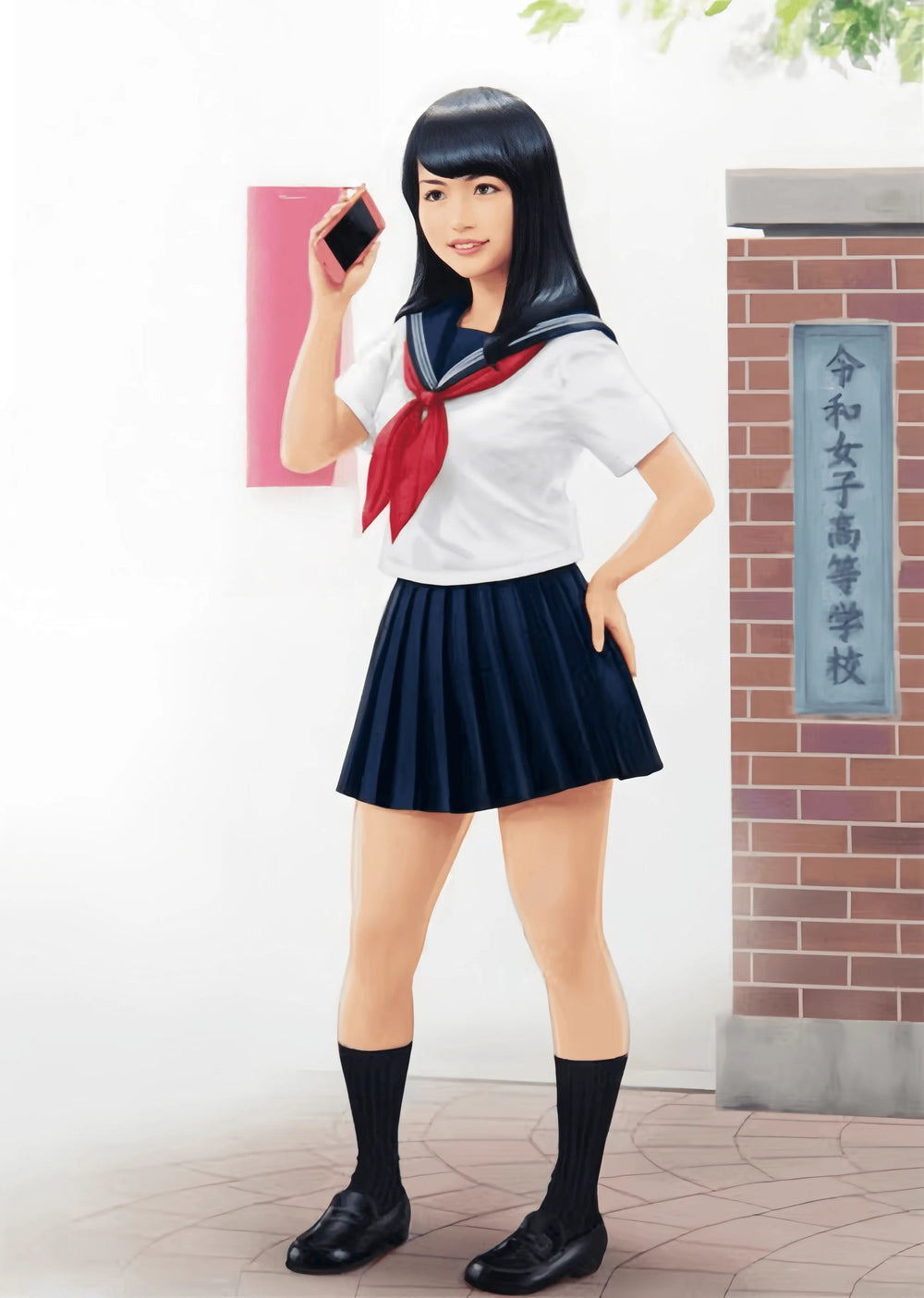 1/12 Sailor Girl, Resin Model Figure Kit, Anime Theme, Unassembled and Unpainted