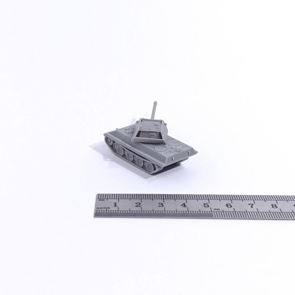 1/144 WWII German Ersatz M10 Panther, Resin Model Vehicle Kit, Unassembled and Unpainted