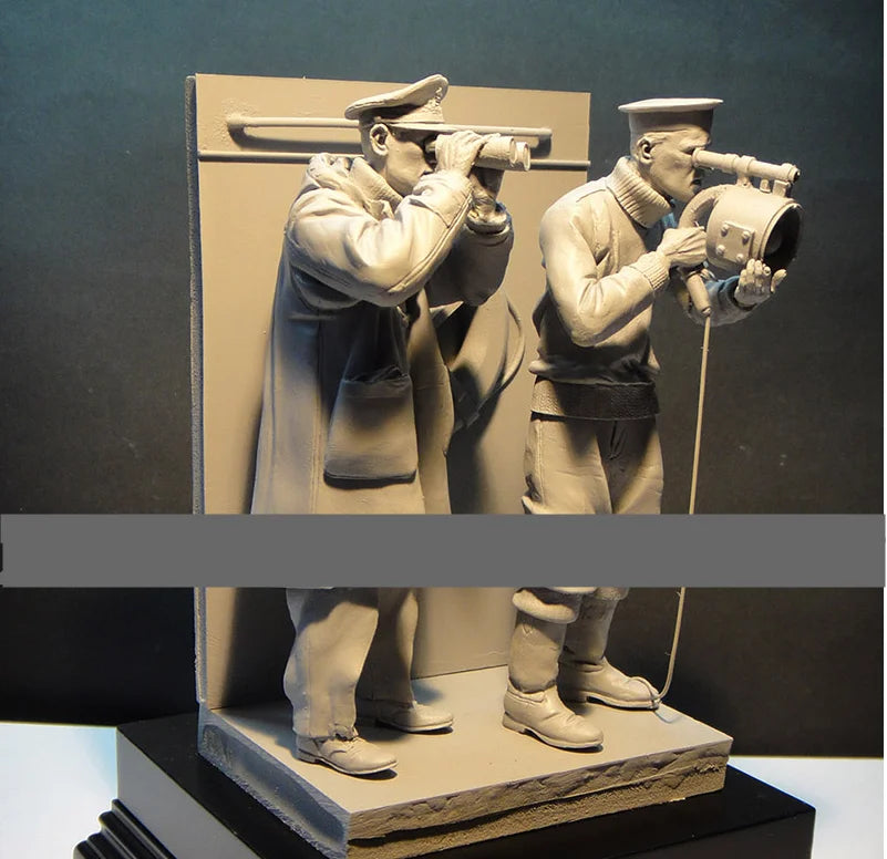 1/16 WWI Set, 5 Figures, Resin Model Figure Kit, Unassembled and Unpainted