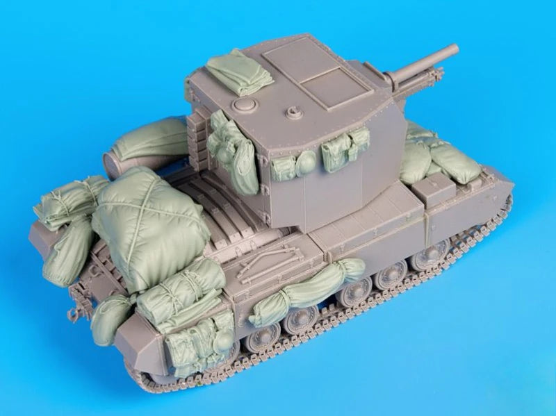 1/35 WWII British Bishop Self-Propelled Gun, Resin Model Vehicle Kit, Unassembled and Unpainted