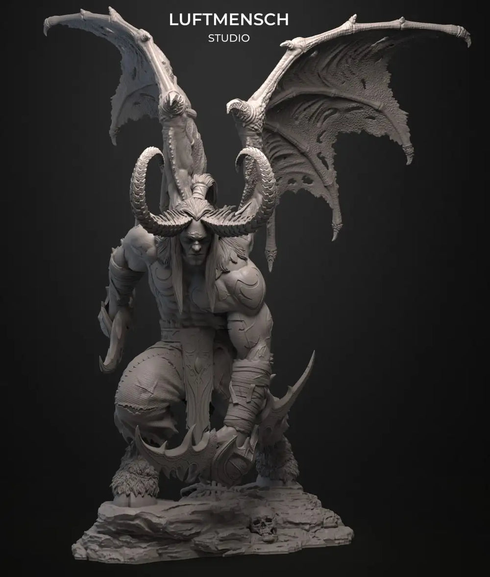 210mm Dark Fantasy Demonic Female, Resin Model Figure Kit, Fantasy Theme, Unassembled and Unpainted