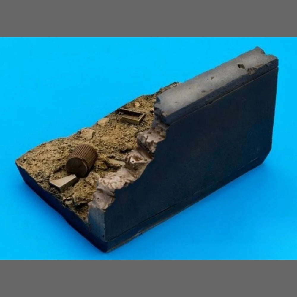 1/35 Modern Iraqi Ruined Street Sections, Resin Model Terrain Kit, Unpainted