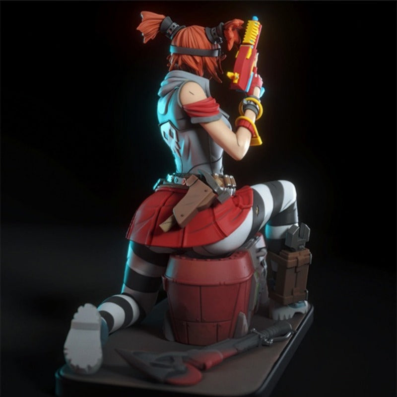 1/24 Sci-Fi Character with Tactical Gear, Resin Model Figure Kit, Anime Theme, Unassembled and Unpainted