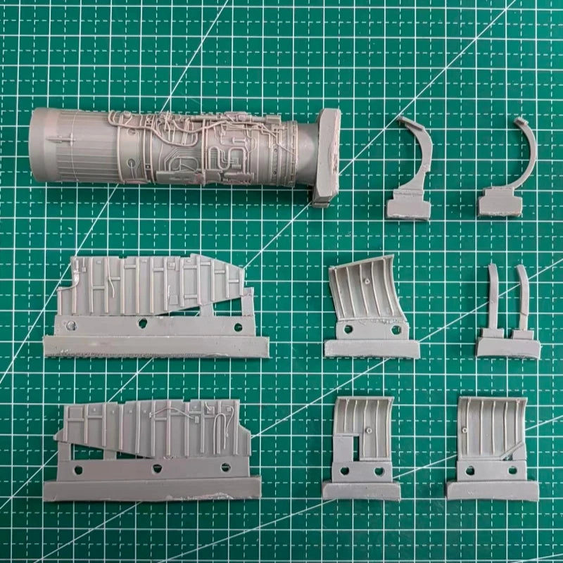 1/48 Cold War F-15 B/D Engine, Resin Model Aircraft Kit, Unassembled and Unpainted