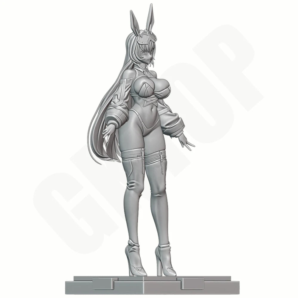1/24 Bunny Demon, Resin Model Figure Kit, Fantasy Theme, Unassembled and Unpainted