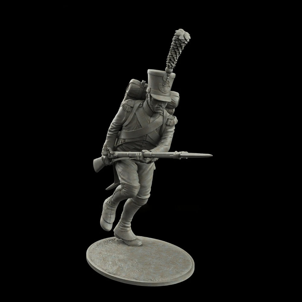 75mm Napoleonic French Line Infantry Grenadier, Resin Model Figure Kit, Unassembled and Unpainted