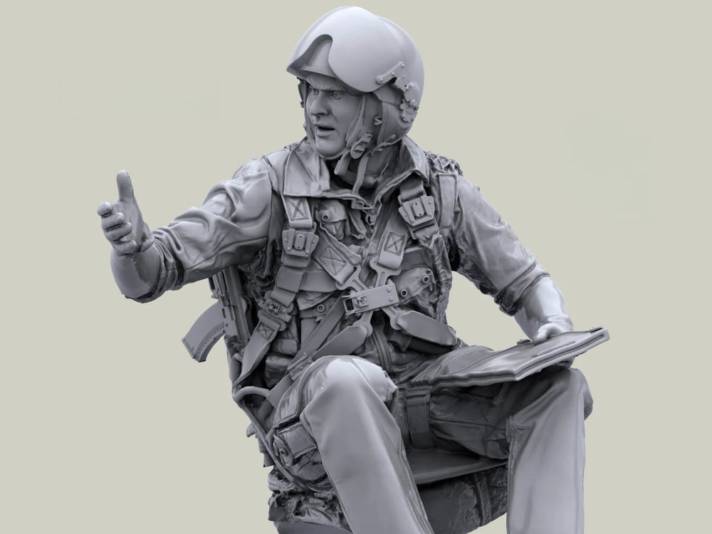 1/48 Modern Tactical Operator with Comms Headset, Resin Model Figure Kit, Unassembled and Unpainted