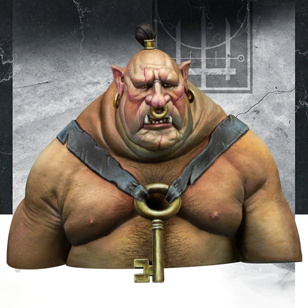 1/12 Orc Blacksmith, Resin Model Bust Kit, Fantasy Theme, Unassembled and Unpainted