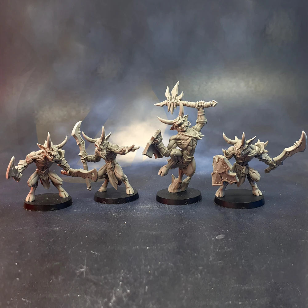 Demonic Imps, 4 Figures, Resin Model Figure Kit, Fantasy Theme, Unassembled and Unpainted