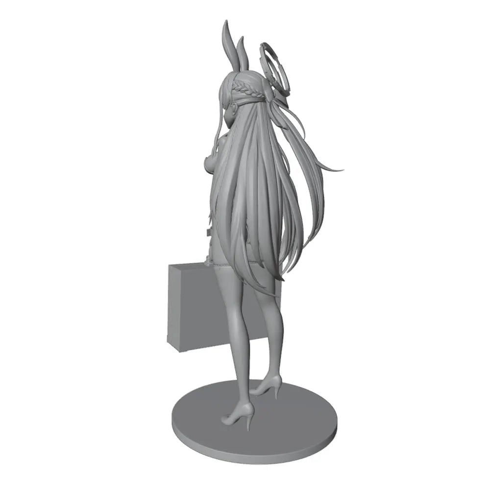 1/24 Girl with Suitcase, Resin Model Figure Kit, Anime Theme, Unassembled and Unpainted
