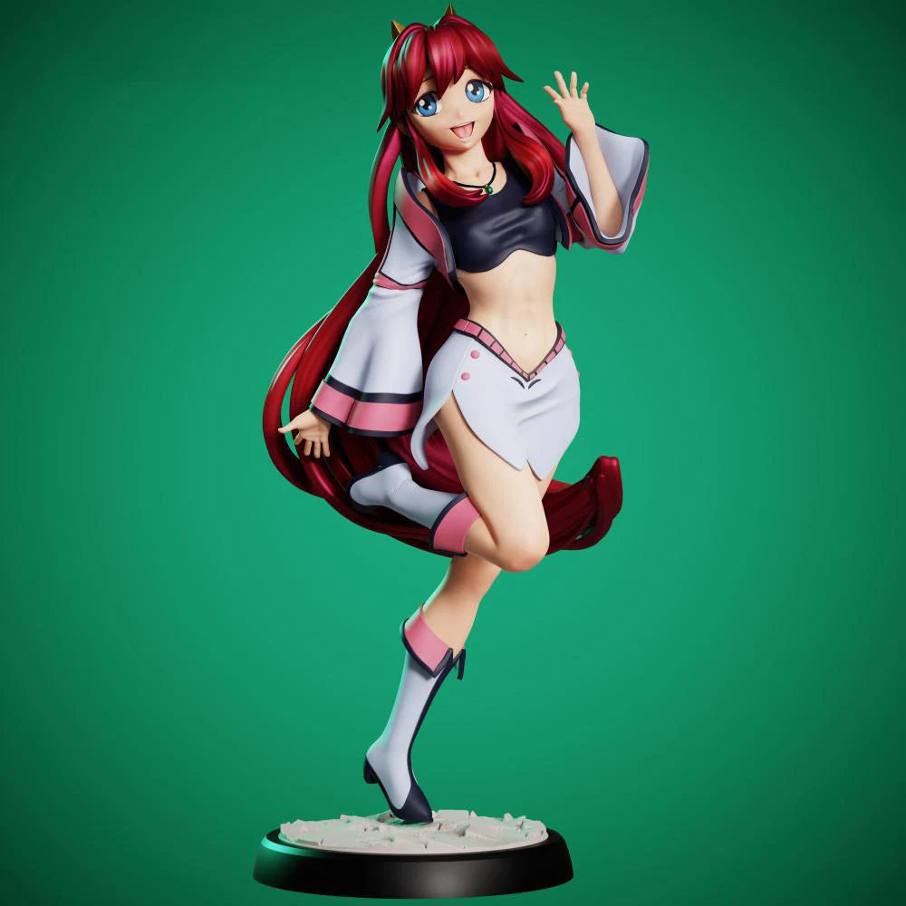 1/24 Character Dynamic Pose, Resin Model Figure Kit, Anime Theme, Unassembled and Unpainted