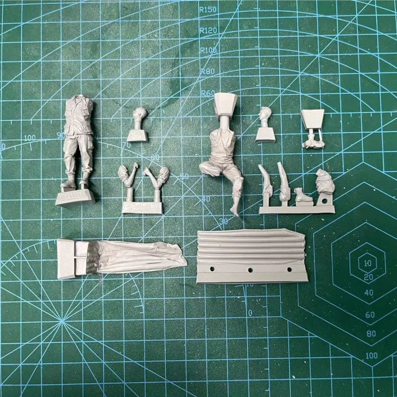 1/35 Vietnam War US Infantry Combat Squad, 2 Figures, Resin Model Figure Kit, Unassembled and Unpainted